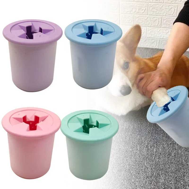 Portable Dog and Cat Claw Cleaning Cup Portable Pet Foot Cleaning Machine Dog and Cat Claw Cleaning Cup Soft Silicone Foot Cleaning Tool M250306