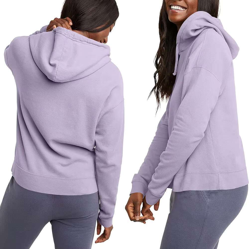 Top Quality Trending Regular 100% Cotton Custom Women's Plus Size Fleece Hoodies Sweatshirt For Women