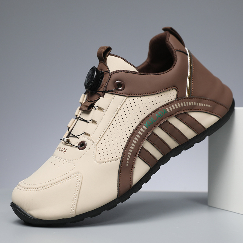 Men's Shoes Trend 2025 New Shoes Men's Rotating Button High end Running Shoes Men's Versatile Sports Breathable Dad Shoes