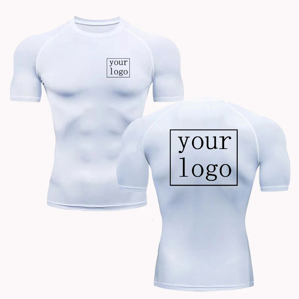 Custom Compression T Shirt Your Tops Men Women Print Original Tshirts Jogging Workout Gym Quick Dry Tshirt 250306
