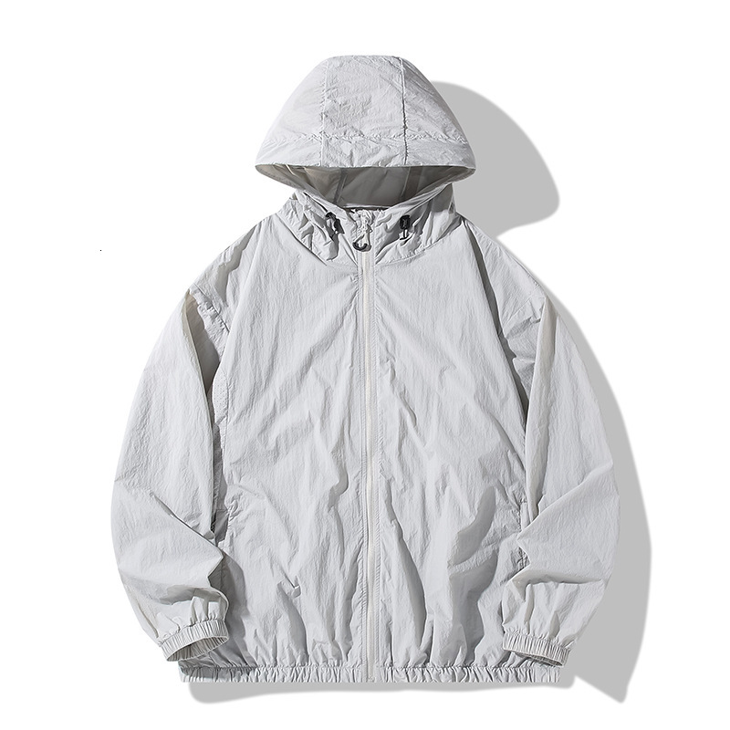 tracksuit Mountain style sun women, waterproof and UV resistant UPU50+sun protection clothing for men, loose fit hooded jacket, skin windbreaker