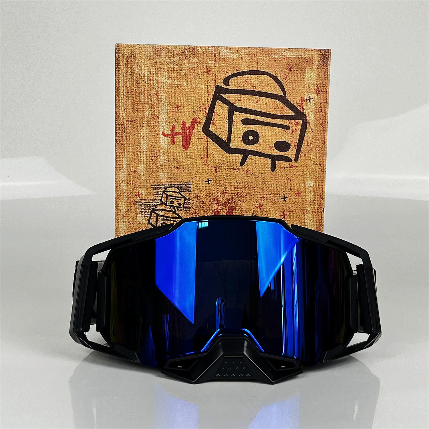 Moto Cross Goggles Motocross HD Lens Motorcycle Glasses Riding Eyeglasses Men MX MTB Sunglasses Dirt Bike Accessories 250304
