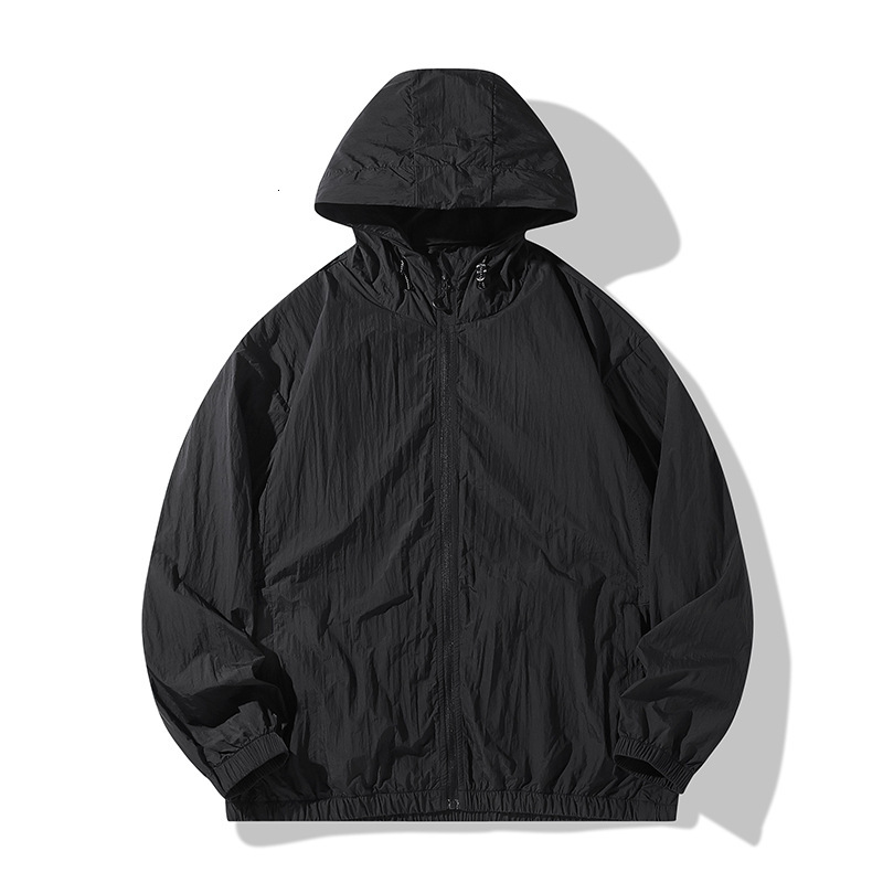 tracksuit Mountain style sun women, waterproof and UV resistant UPU50+sun protection clothing for men, loose fit hooded jacket, skin windbreaker
