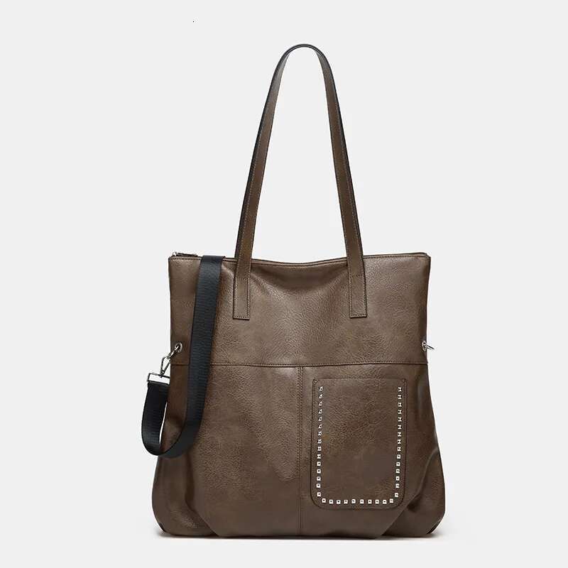 Large Capacity Soft PU Leather Women's Versatile New Women Handbag Shoulder Crossbody Tote Bag