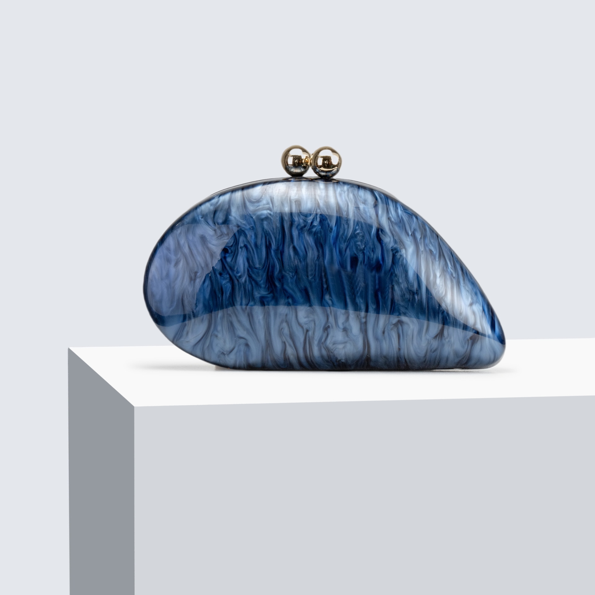 Women's New Pressure Pack Evening Single Shoulder Oblique Cross Handheld Chain Bag Vintage lucite evening bag