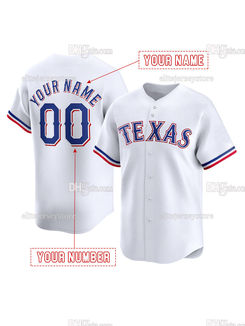 Personalized Custom Baseball Jersey 34 Ryan Corey Smith Seager Garcia Semien Jung Duran deGrom Embroidered Letter Number Design
