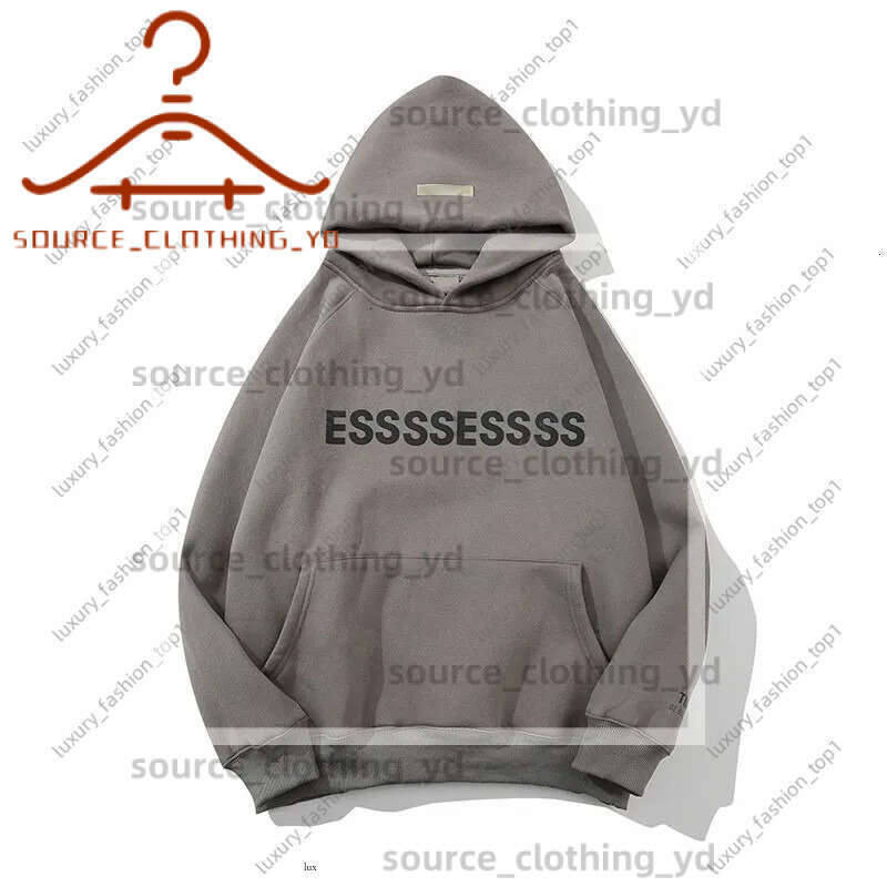 5A Mens Designer hoodie essentiels sweatshirt man hoodies pants sweatpants hoody 3D Letter Printed fear if god Sweater suit cotton streetwear essintial hoodie c2b