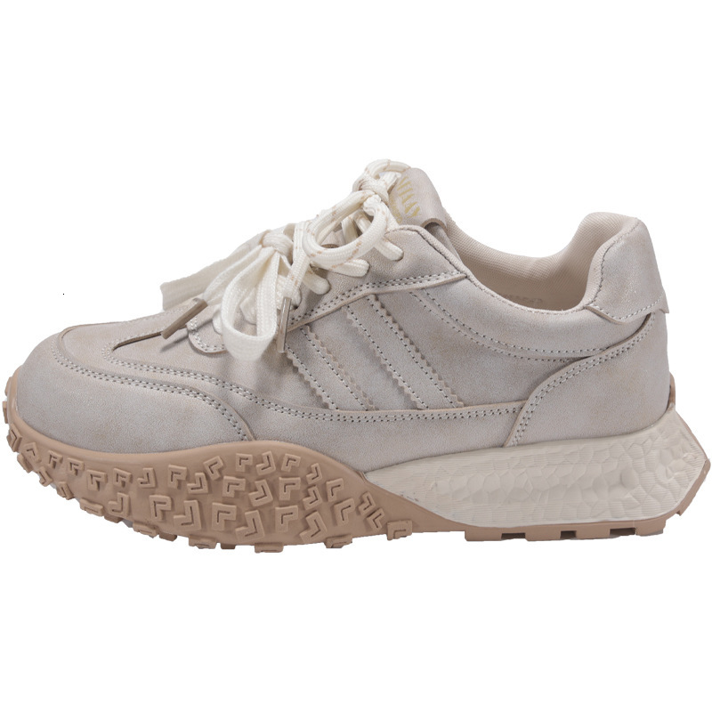 Inner height increase German training for women 2025 Spring and Autumn new item, small Forrest Gump , student casual board , dad , women's
