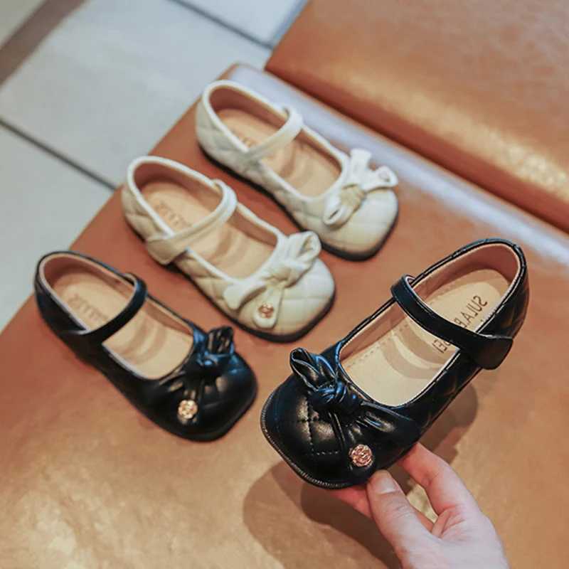 Baby Girl Shoes Kids Casual Shoes Infant Toddlers Bow-knot Ballet Flats Soft Princess Sandals Childrens Footwear Summer AutumnT250306