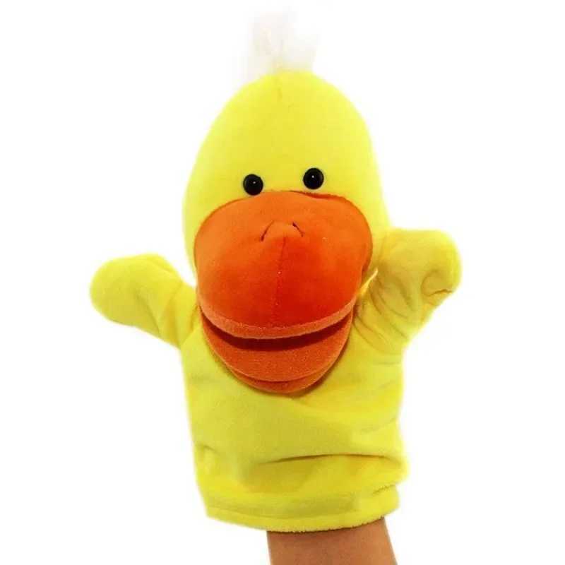 Free shipping Stuffed Plush Animals Hand Finger Story Puppet Kawaii Dolls Educational Baby Toys Lion Elephant Bunny Children Gifts