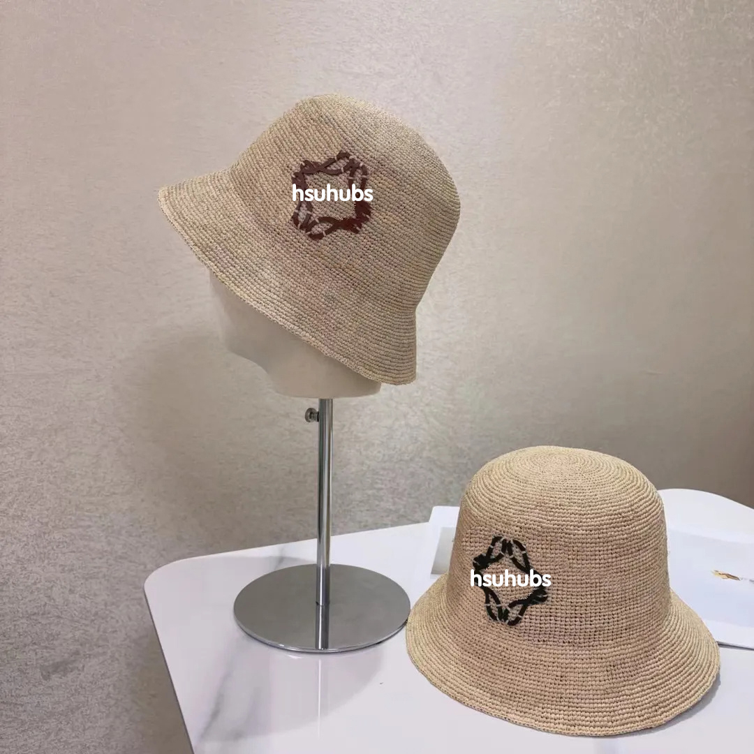 bucket hat designer bucket hat Luxury hat Beach Straw Hat for Women Designer Caps Casquette Baseball Cap Summer Fitted Hats Outdoor Vacation Grass Braida trend nice