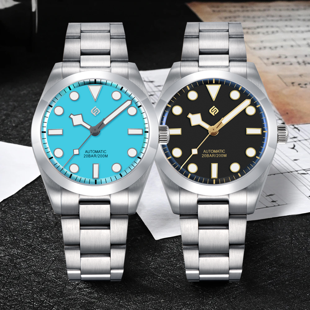 LIGE men's sports watch, precision steel strip, business mechanical watch, multifunctional waterproof night light watch