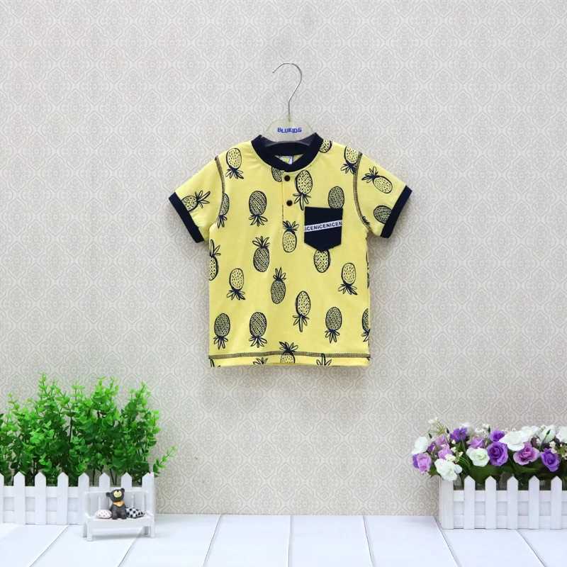 Pure Cotton Summer O neck T Shirts For Boys and Gitls Baby Clothes Children Tops Short Sleeves ClothingT250306
