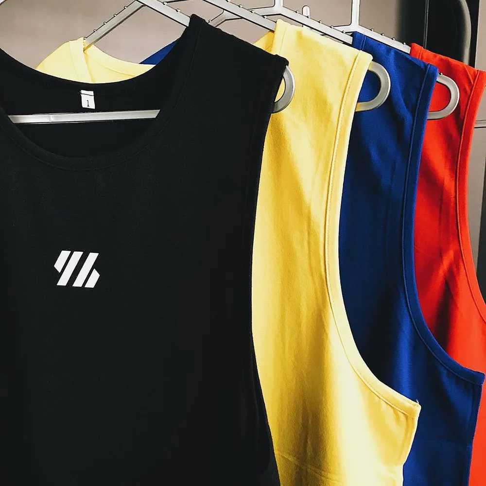 New Summer Sports Vest Male Gym Running T-Shirt Sleeveless Shirt Tank Tops Boy Fitness Basketball Top Tee Breathable UndershirtT250318