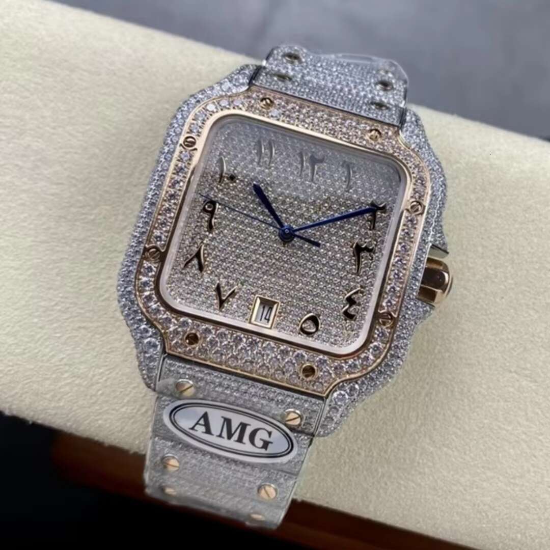 Design nical VVS Moissanite Zircon Watch