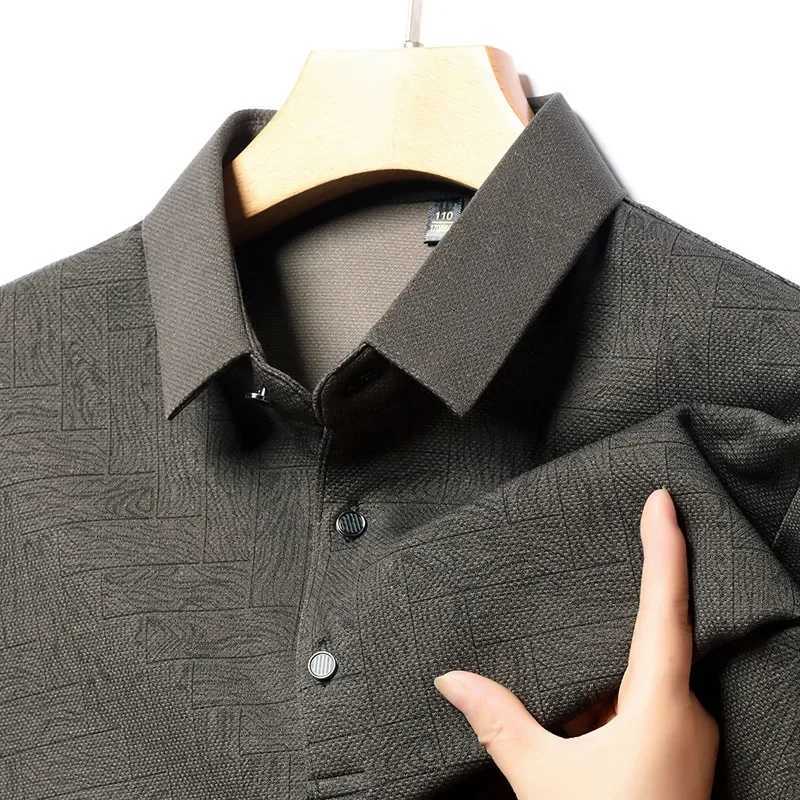 Luxury Mens Short Sleeve Polo Shirt Summer New Print T-shirt Korean Business Classic Simple Design for Casual Wear X250306