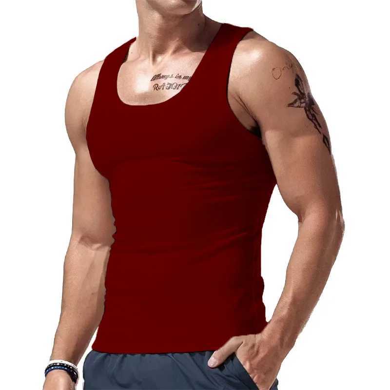 2025 New Vest Fashionable Summer Trend Simple Hot Selling Comfortable Sports and Leisure Base Sleeveless Vest for MenT250318