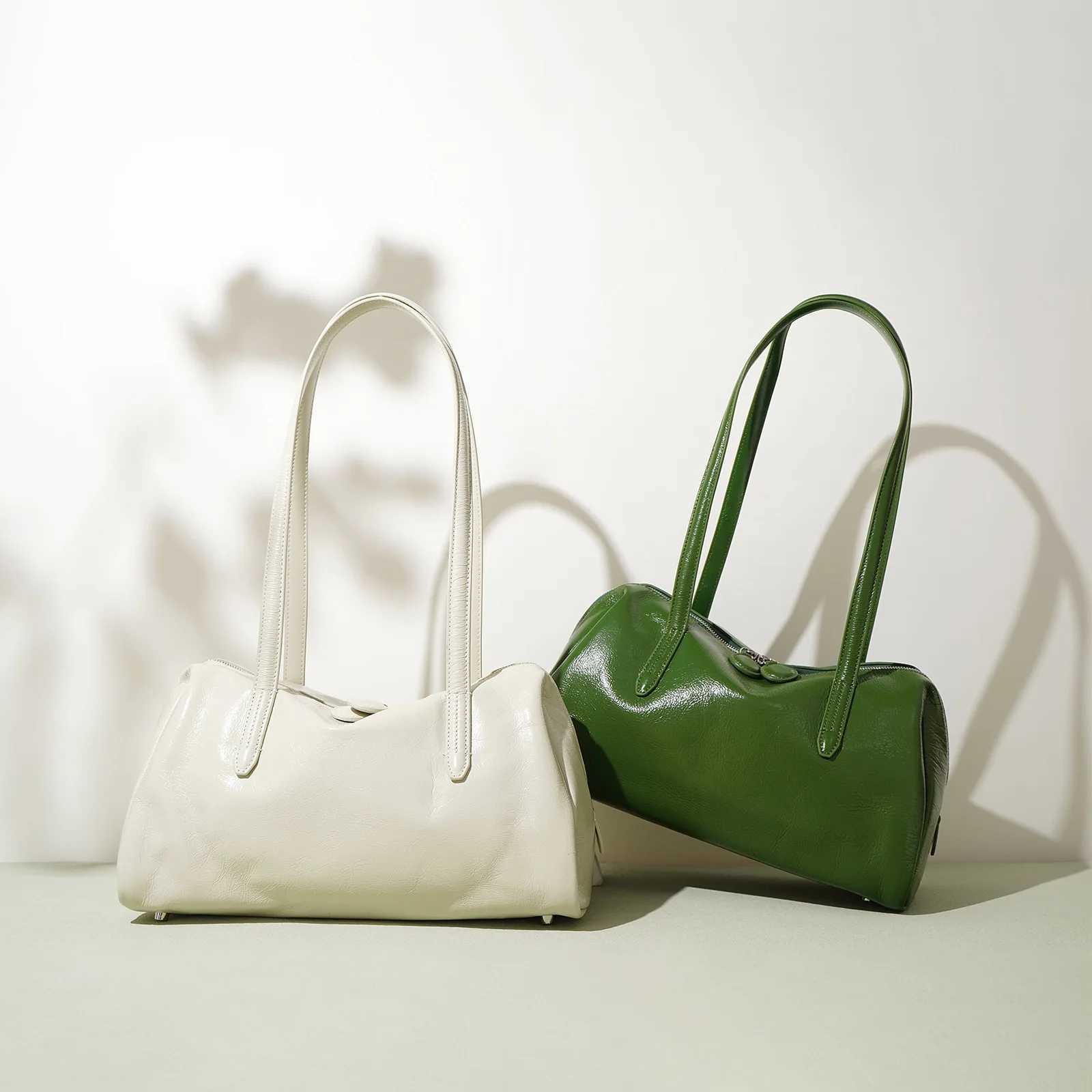 Top Quality Brand High Quality New Style Free Delivery Designer Bag 2024 New 100% Genuine Leather Womens Underarm Cowhide Boston Handbags Designer