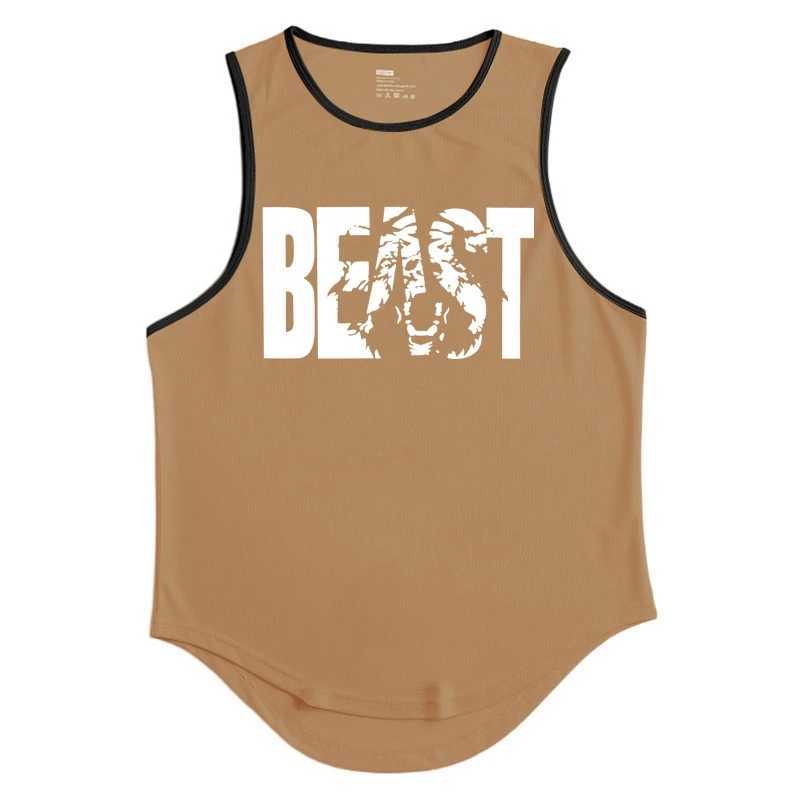 Gym Mens Mesh Casual Running Tank Top Fashion Fitness Sport Sleeveless Quick-drying Vest Workout Clothing Bodybuilding SingletsT250318