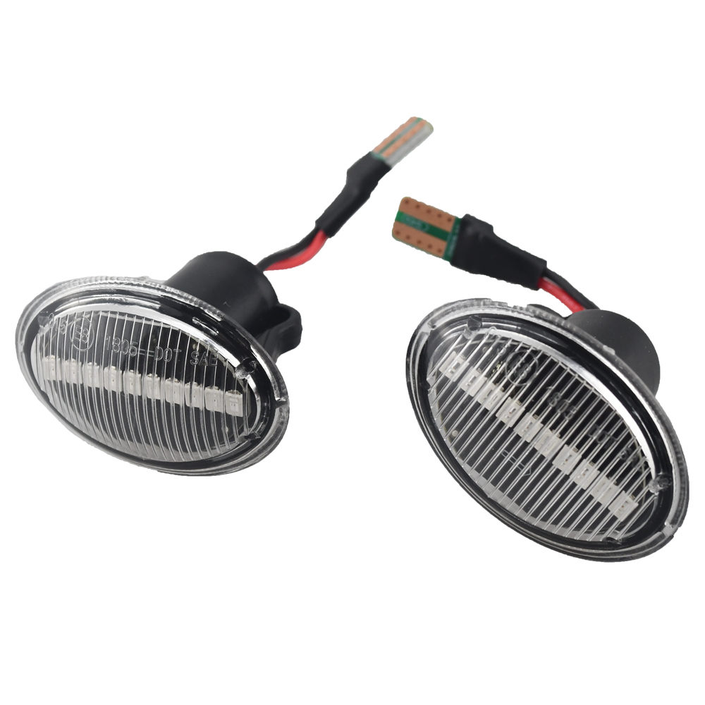 New Side Marker Lights Turn Signal For FIAT 500 500C 500L LED Dynamic Lamps For Abarth 500 595 695 Car Fender Lights