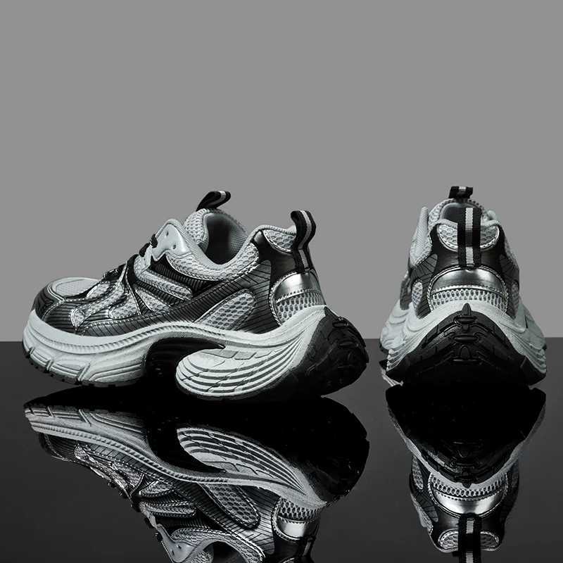 2025 Men Air Cushion Marathon Running Shoes Breathable Lightweight Sports Shoes for M Cfortable Training Climbing Sneakers Z250411