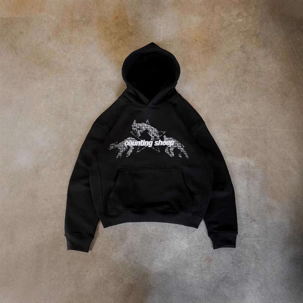 new autumn and winter American quality casual versatile trend loose hooded sweatshirt