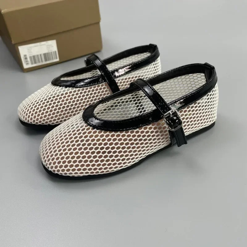 Girls Shoes Summer Toddler Kids Fashion Princess Mary Jane Dress Party Ballet Flats Children Brand Breathable Sandals Soft Sole 250225