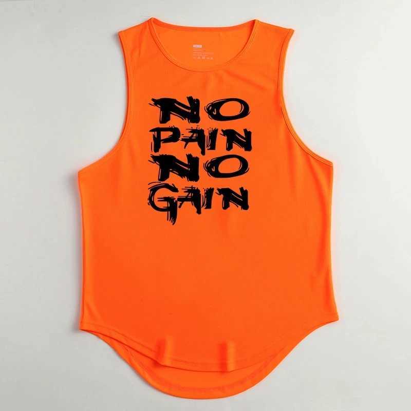Mens Tops Tanks Camis T-shirt Gym Tank Top Fitness Wear Mesh Singlets T-shirts Man Sportswear Bodybuilding Clothing TeesT250318