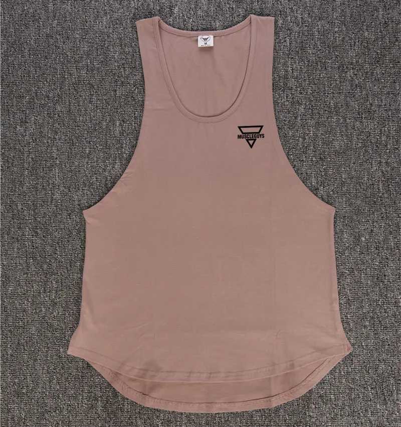 MACHINEFITNESS Brand fitness clothing canottiera bodybuilding tank top men gyms stringer sleeveless shirt muscle vestT250318
