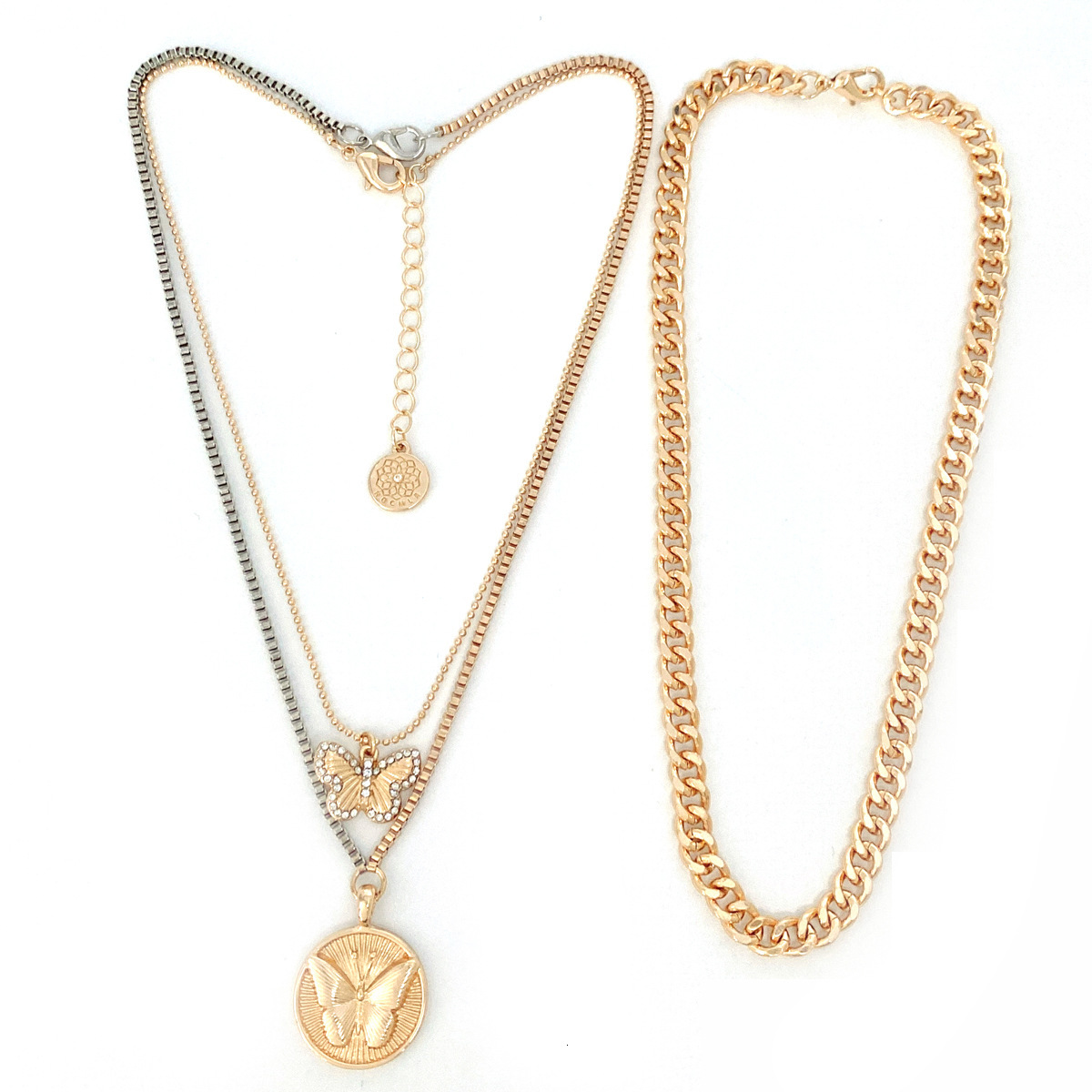 Original Design Fashion Multi-layer Necklace Retro Trend Personality Collarbone Chain Women's Jewelry