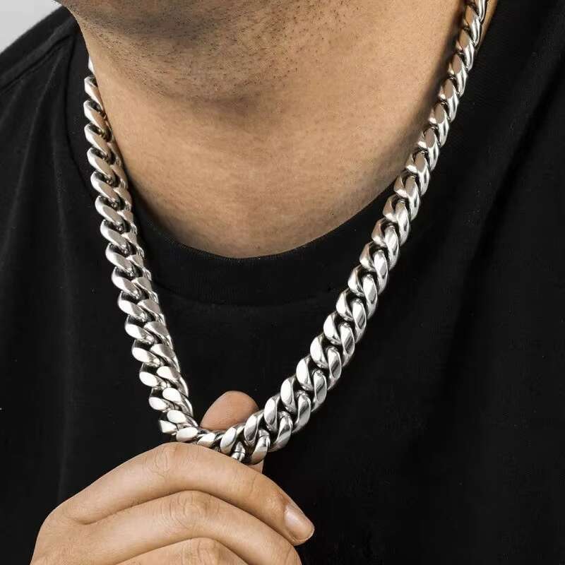 Custom-made hip-hop jewelry necklace 12MM