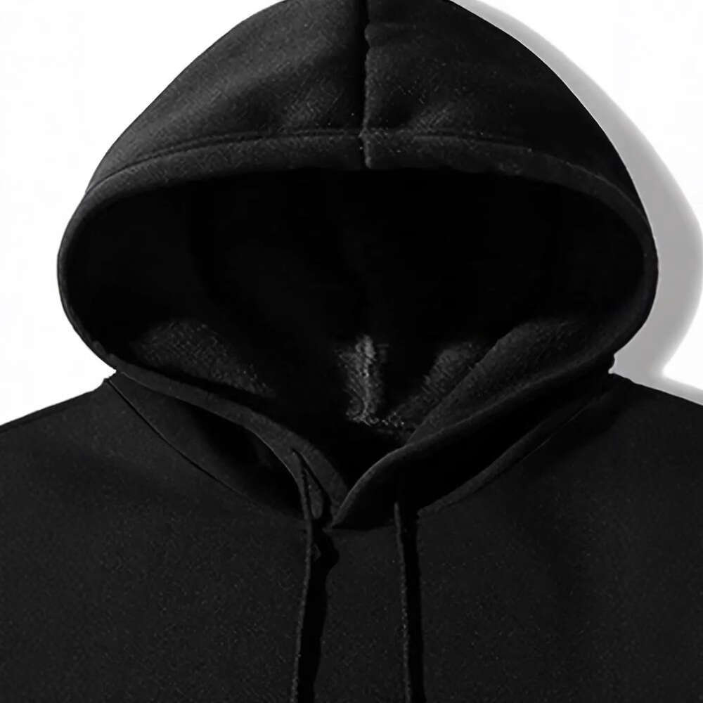 Sweatshirt printed pattern long sleeved pullover hooded jacket street trend y2k gift for man