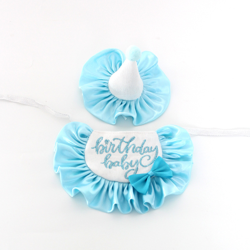 Lovely Style Dog Bandanas Party Accessories with Birthday Hat Pet Products Supplies Designer Dog Apparel