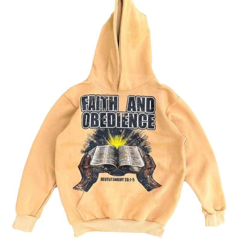 American high street loose pullover hoodie, fashionable trendy men's and women's top hoodie gift for man