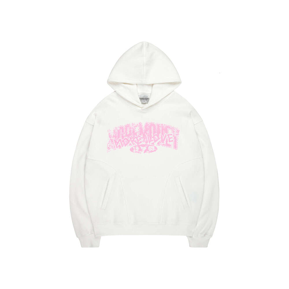 Sweatshirt graffiti printed pattern long sleeved pullover hooded sweatshirt jacket trendy outfit