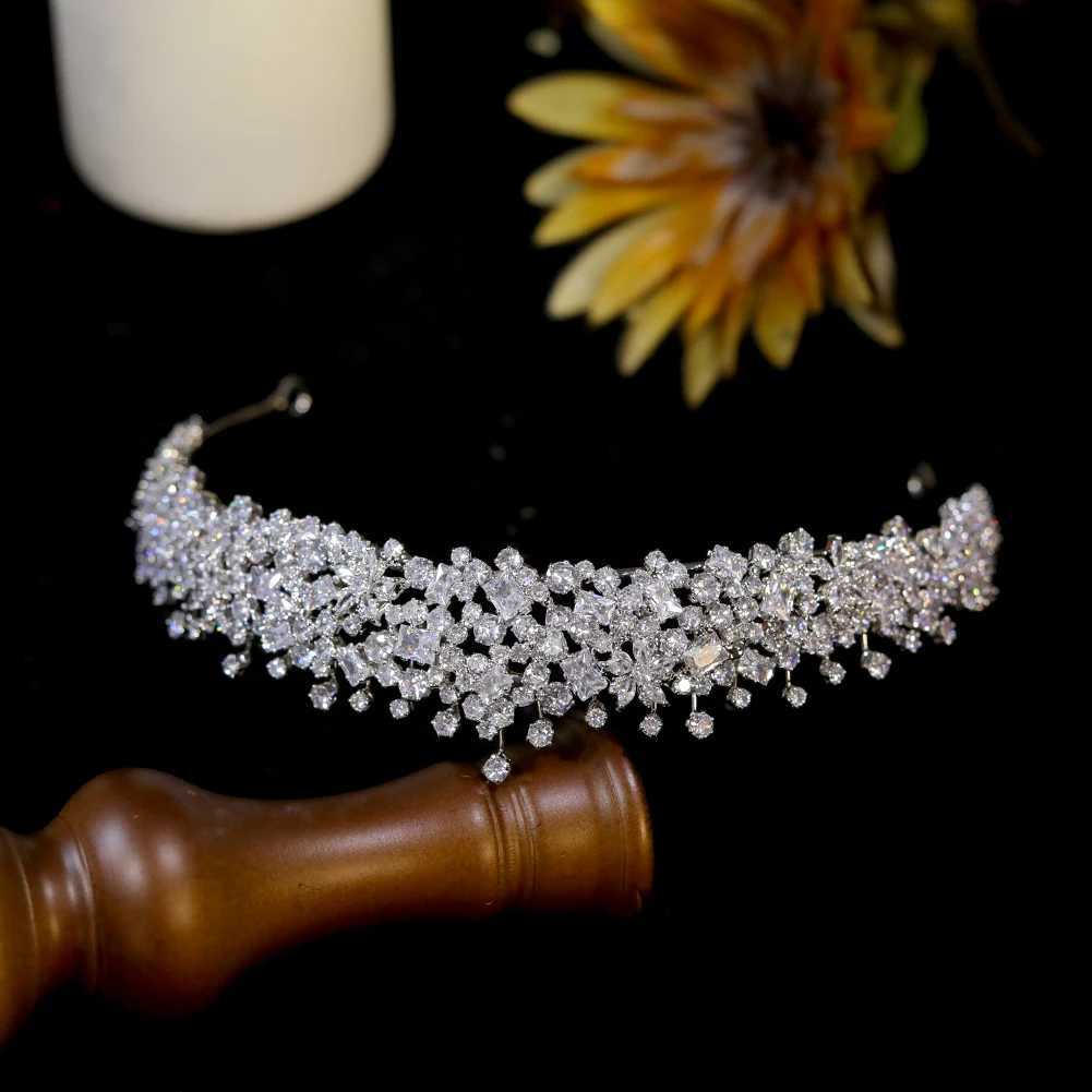ASNORA Bridal Hair Accessories 3A Zircon Crown Para Quincea era Princess Birthday Headpiece X250306