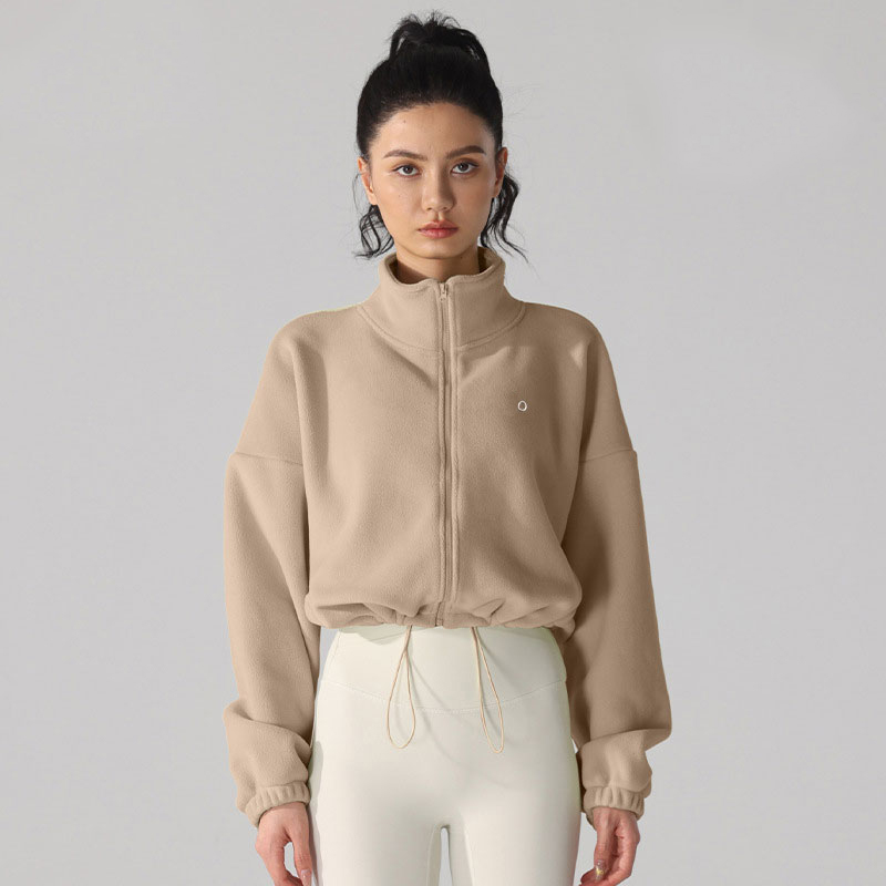 New Fashion Clothing Stand - collar hooded polar fleece sweatshirt Women's Tops Outdoor clothing