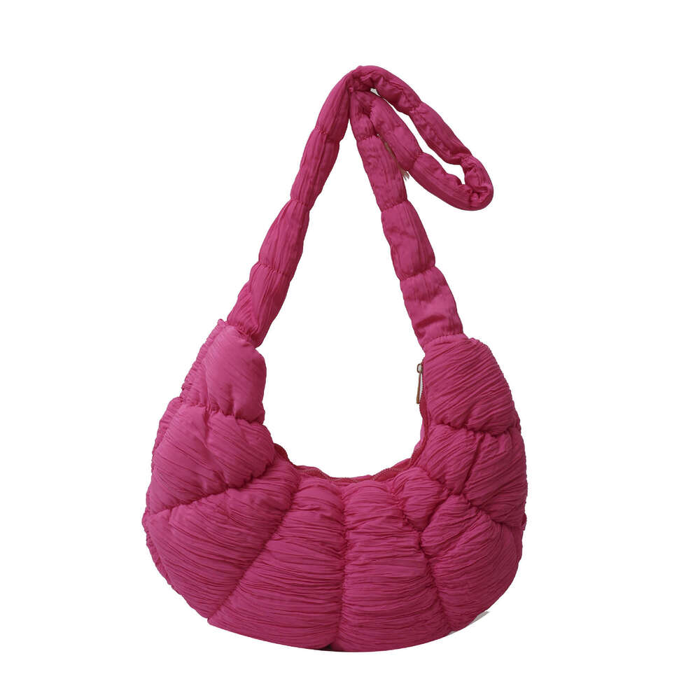 Korean New Song Cloud Wrinkled Single Shoulder Crossbody Sponge Lightweight Versatile Casual Fashion Dumpling Women's Bag
