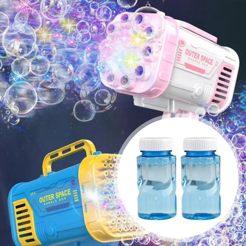 2 Pieces Bubble Solution Refill Of 50ml Refills For Summer Game Toy Solutions Guns Makers 250227