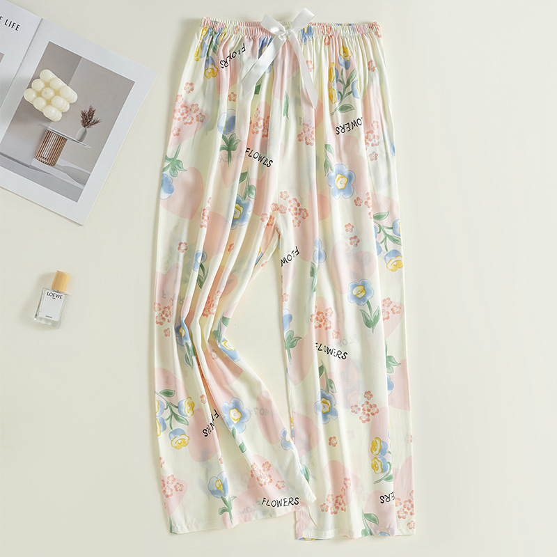 Large Size Women's Cotton Silk Jogger Pants - Perfect for Casual Outfits at Home or Outside