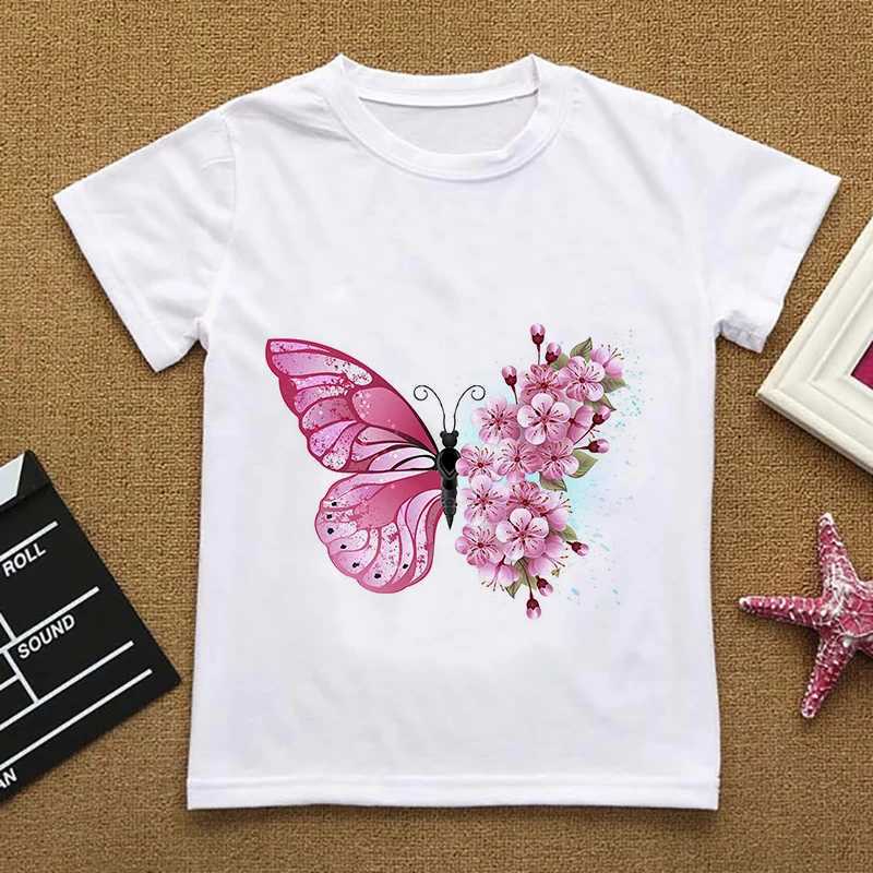 Cute Owl cartoon Girl Kids T-shirts Girls Summer Clothes Baby T Shirts CHIldren New Sleeve Clothing Graphic T-shirt TeeT250603