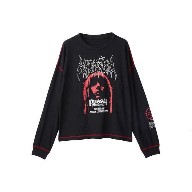 Autumn winter new fun niche unisex casual loose and versatile round neck trendy hoodie