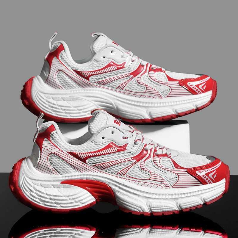 Men Casual Sports Shoes Marathon Race Lightweight Cushioning Men Running Shoes Outdoor Mountain Shoe Teenagers Walking Z250411