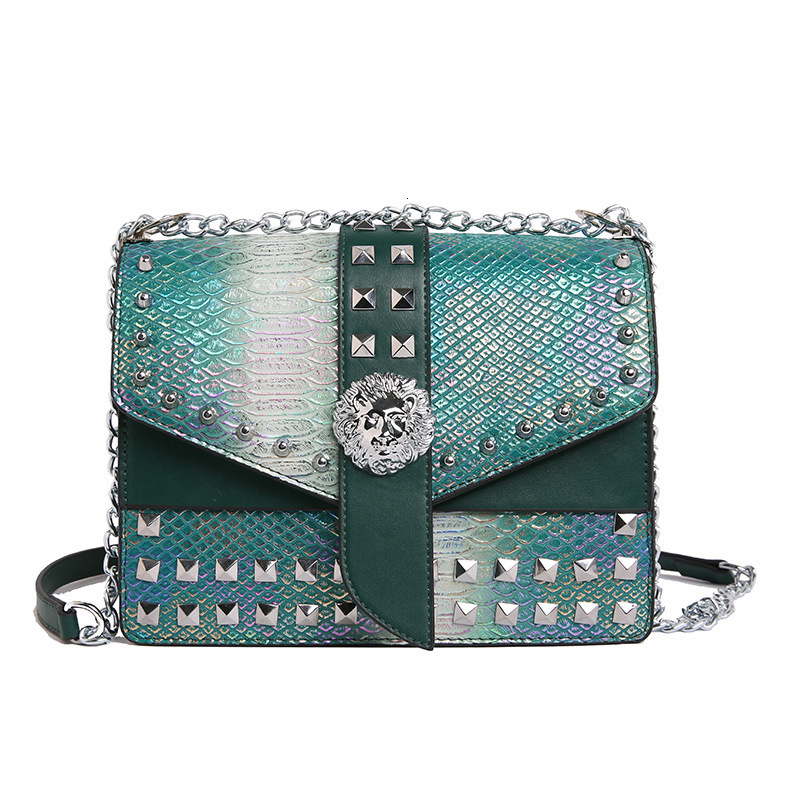 2025 Autumn New Universal Women's Shoulder Lid Style Small Square PU Stitching 2024 Winter Bag