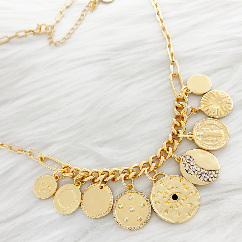Devil's Eye Pendant Collarbone Necklace Collar Women's Designer Jewelry