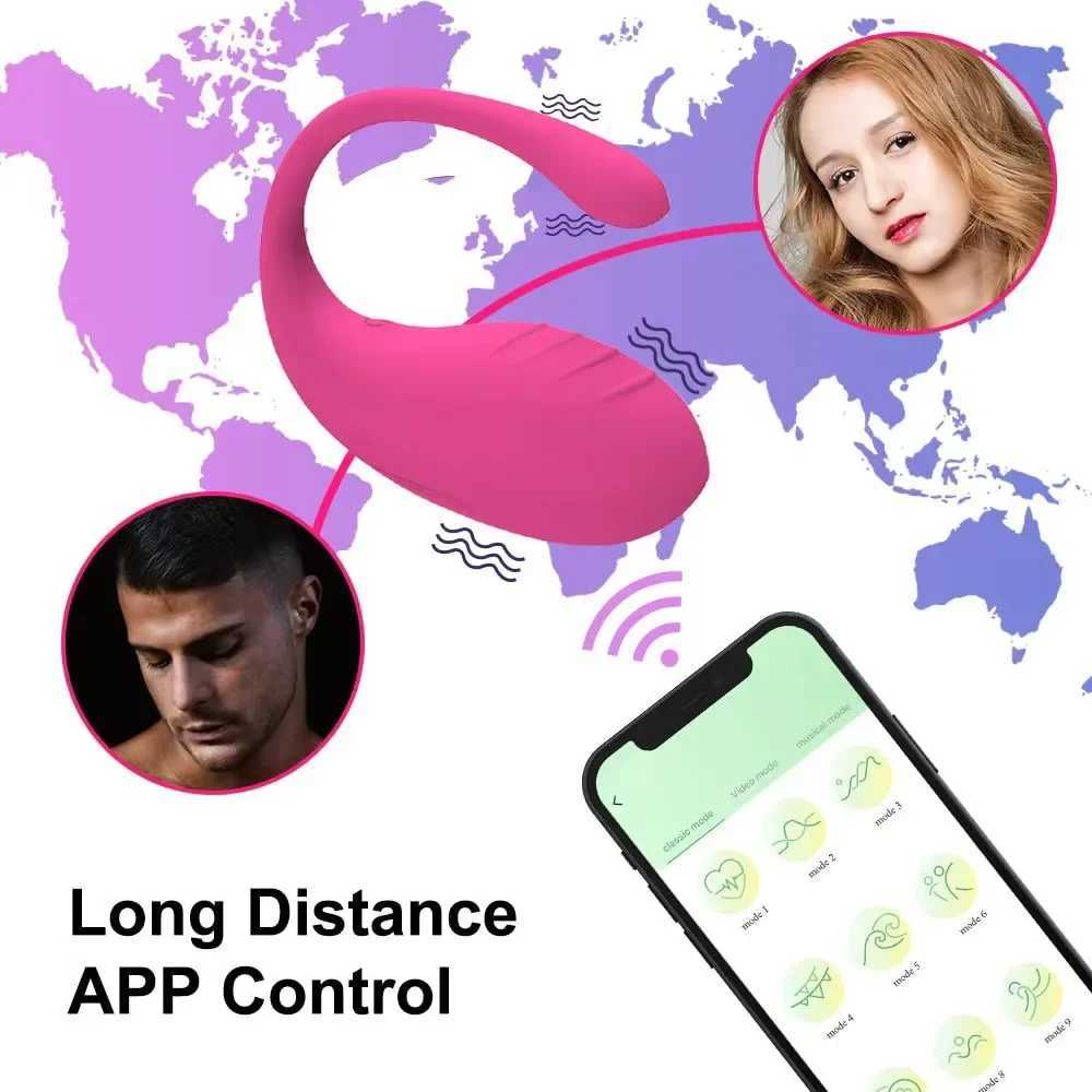 Wireless Bluetooth G Spot Dildo Vibrator for Women APP Remote Control Wear Vibrating Egg Clit Female Panties Sex Toys for AdultsXJ250306