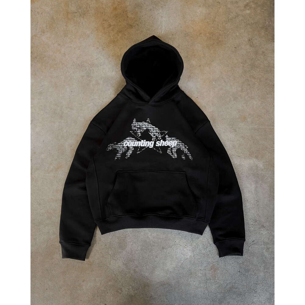 new autumn and winter American quality casual versatile trend loose hooded sweatshirt