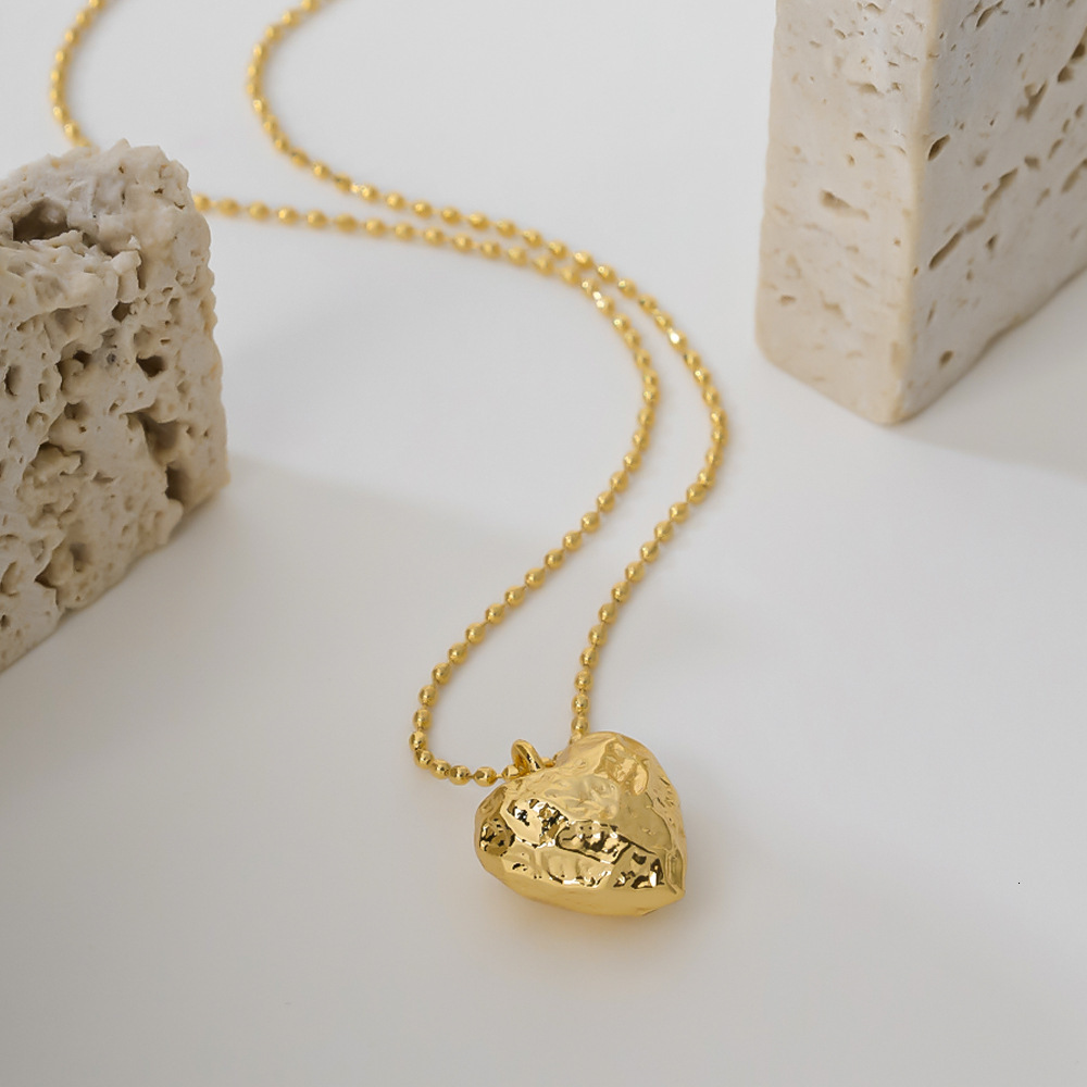 Love Pendant Necklace For Women With A High Sense Of Accessories Korea Instagram Clavicle Chain Jewelry