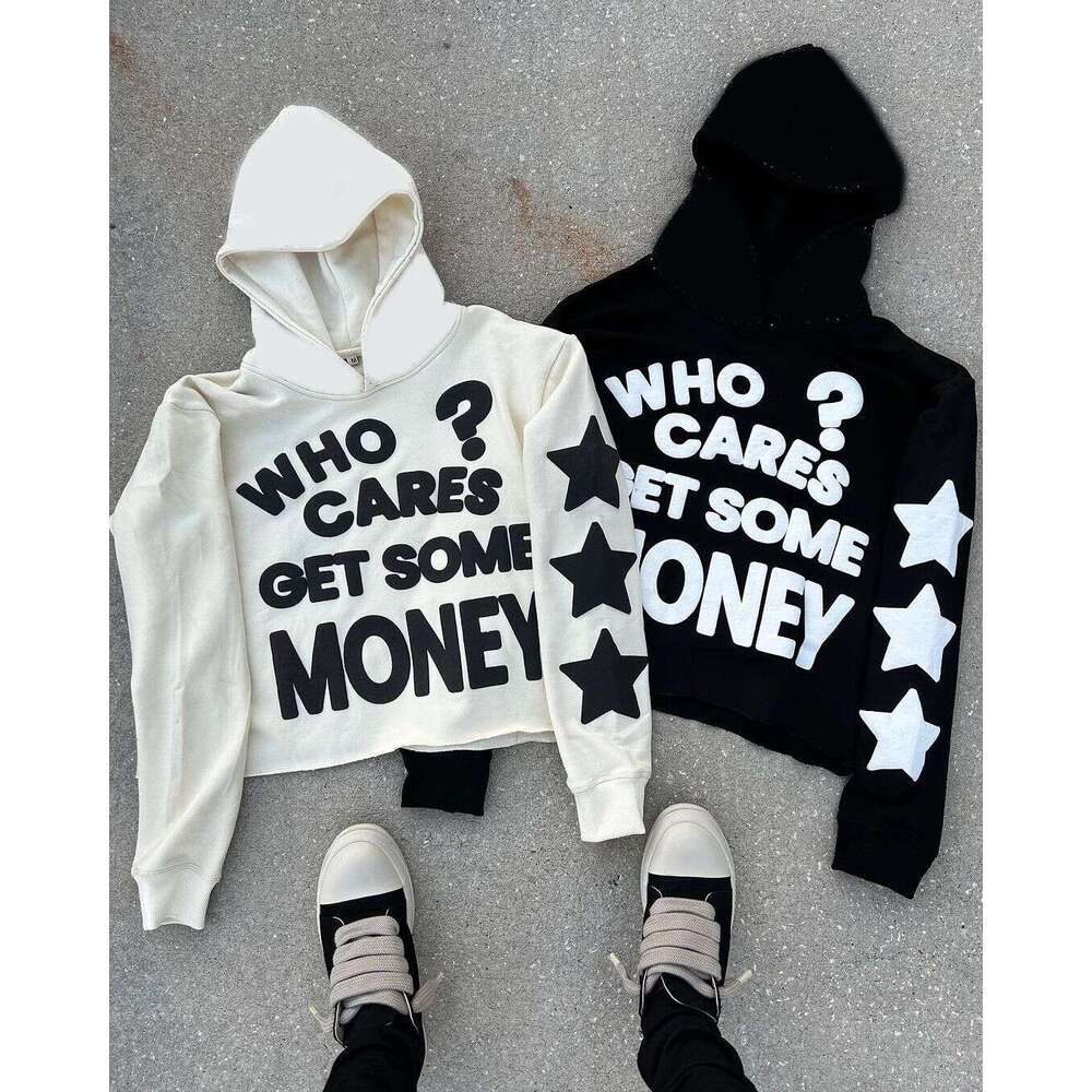 Sweatshirt pullover, long sleeved foam printed pattern, street wear, Instagram trendy y2k gift for man