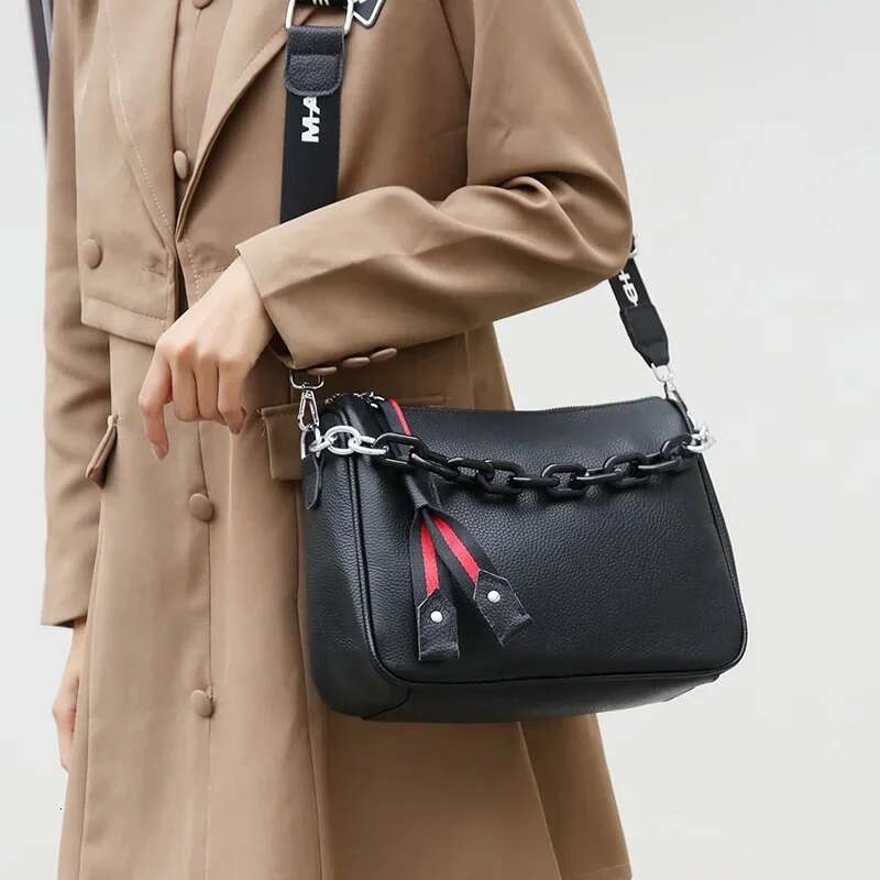 Genuine Tote Bag Women High-Capacity High Quality Cow Leather Handbag Designer Shoulder Messenger Bags Female Sac